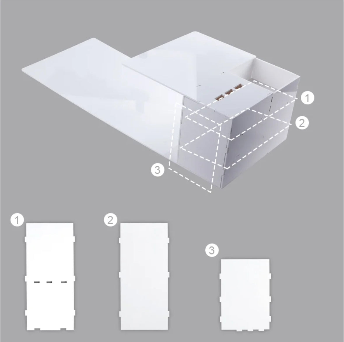 Large Multifunctional Acrylic Eyelash Extension Storage Box/Organizer
