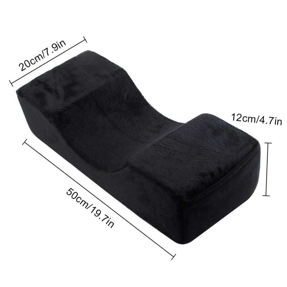 Lash Pillow with Acrylic Eyelash Extension Shelf / Acrylic Eyelash Extension Shelf