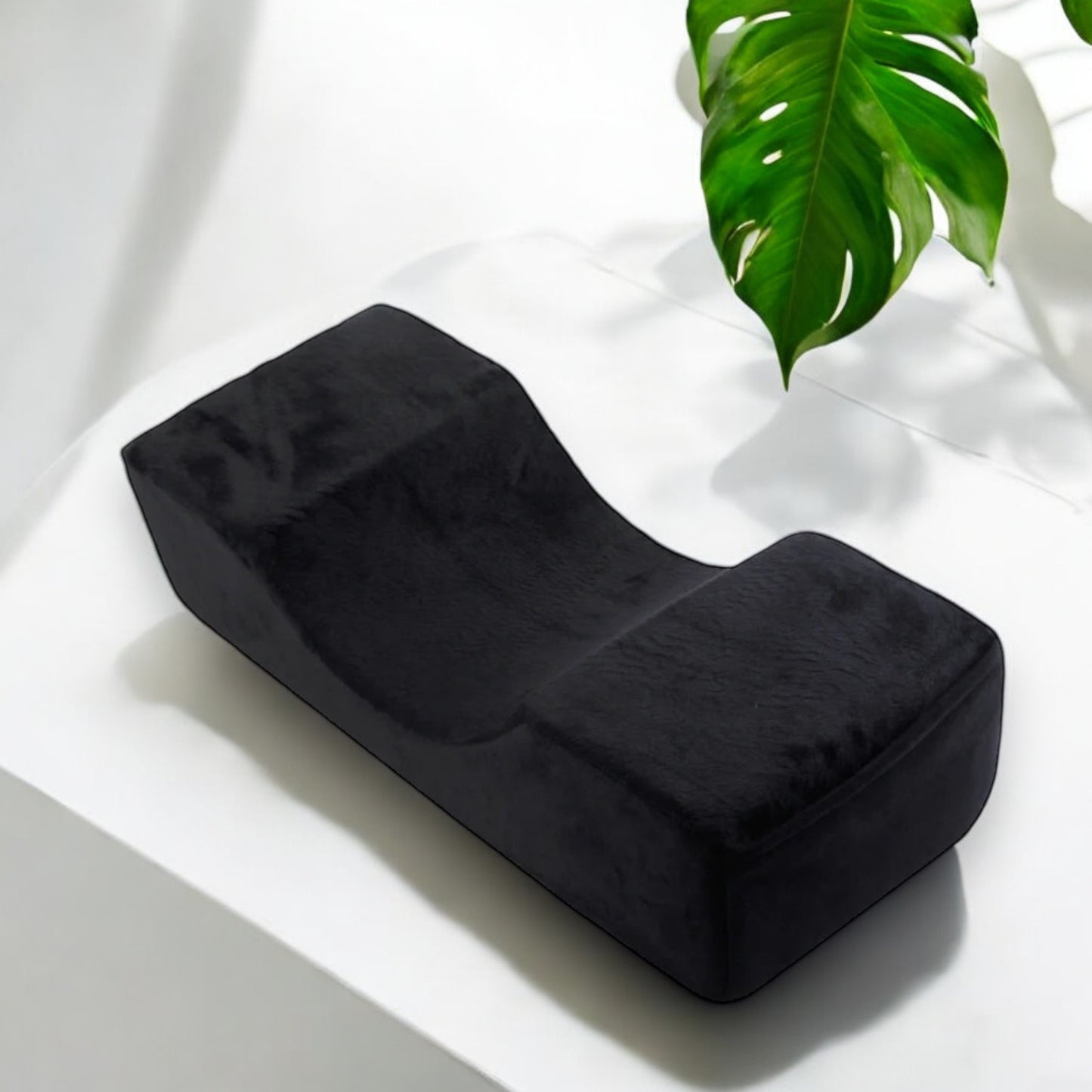 Lash Pillow with Acrylic Eyelash Extension Shelf / Acrylic Eyelash Extension Shelf