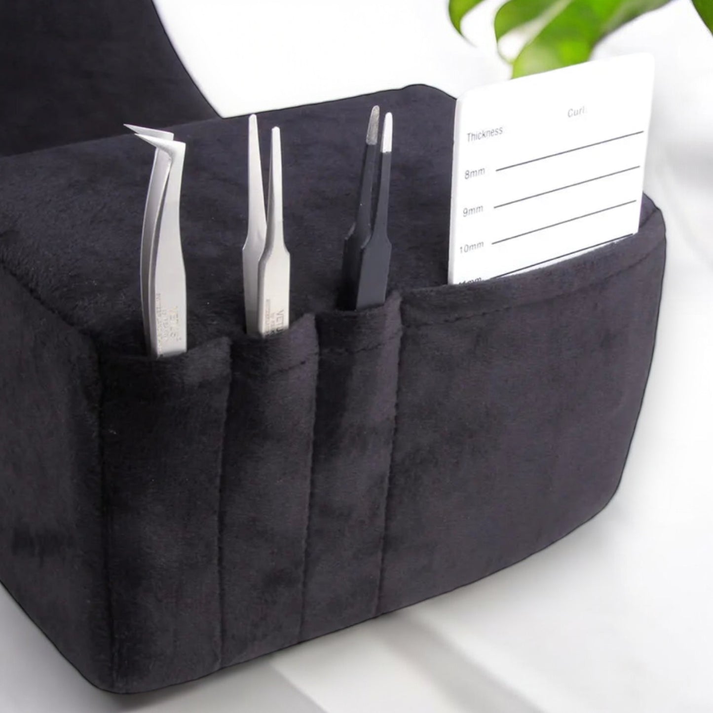 Lash Pillow with Acrylic Eyelash Extension Shelf / Acrylic Eyelash Extension Shelf