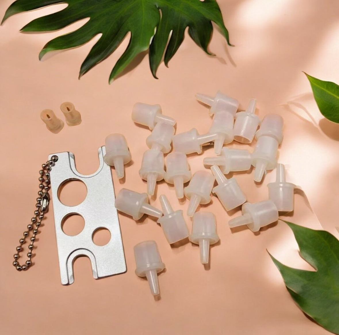 23pcs Lash Extension Glue Caps Opener Glue Pins Lash Glue Adhesive Rescue Kit Accessories For Eyelash Extensions