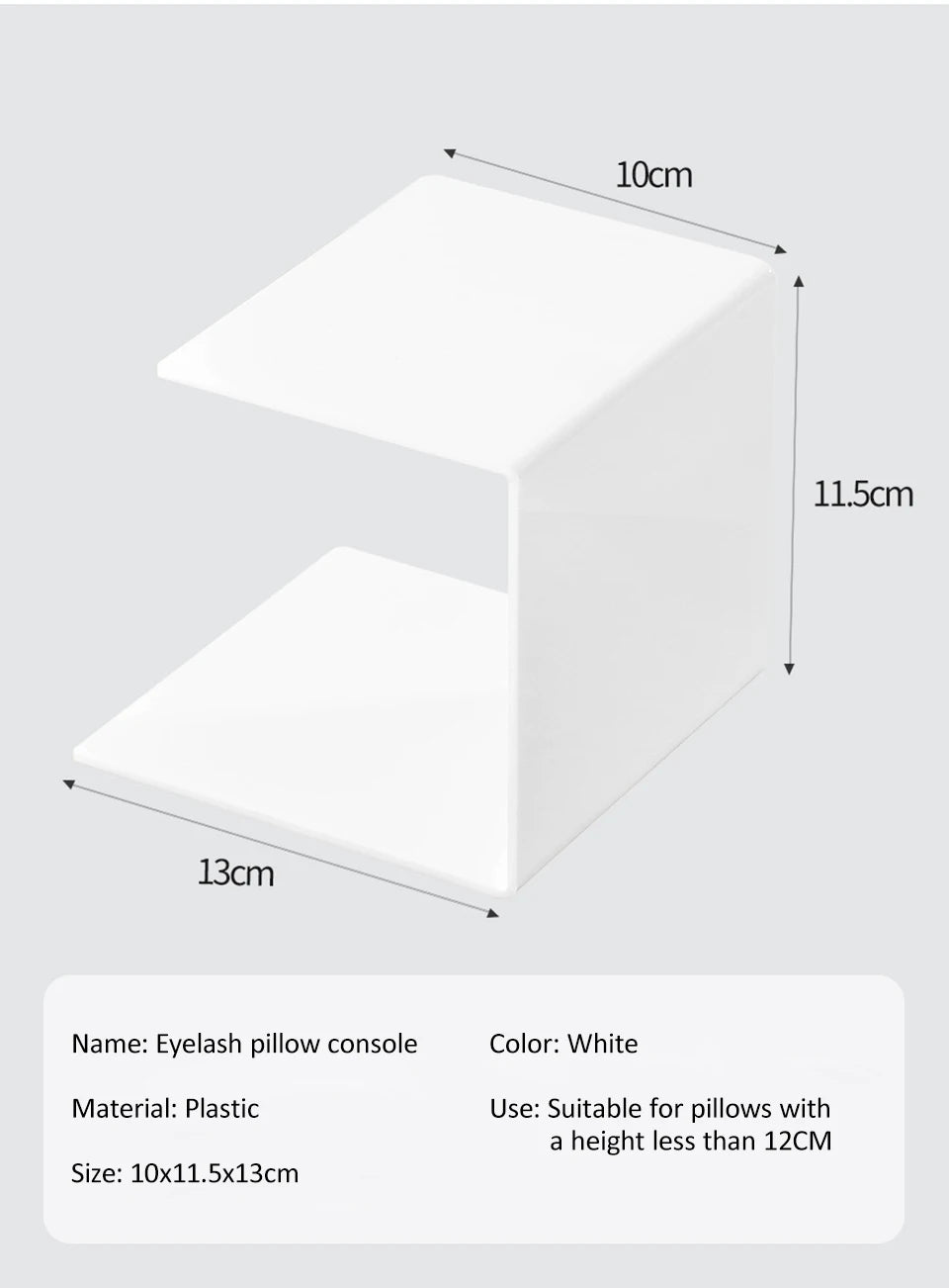 Eyelash Extension Pillow Shelf