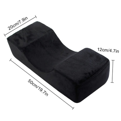 Lash Pillow with Acrylic Eyelash Extension Shelf / Acrylic Eyelash Extension Shelf