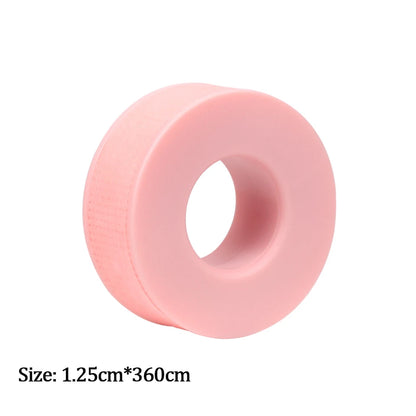 Non-woven Silicone Gel Eyelash Tape Breathable Sensitive Resistant Microporous Eyelash Extension Color Tape Sticker Makeup Tools