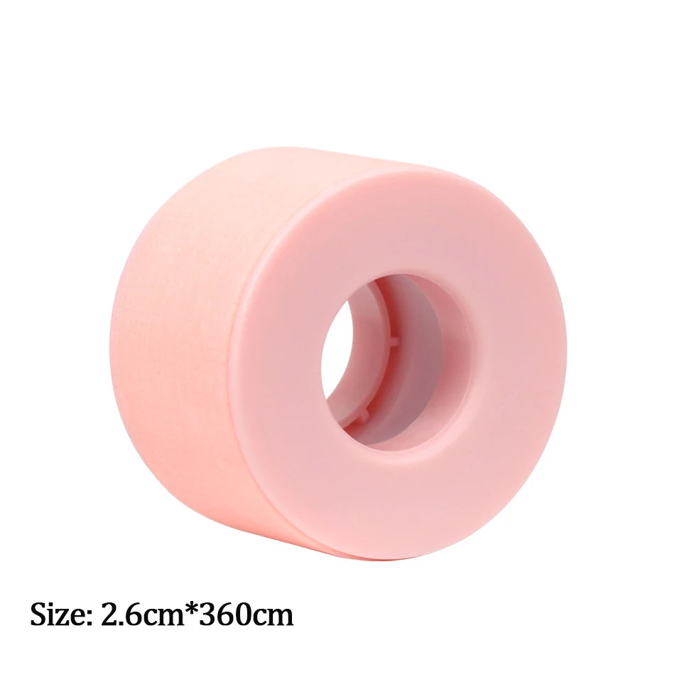 Non-woven Silicone Gel Eyelash Tape Breathable Sensitive Resistant Microporous Eyelash Extension Color Tape Sticker Makeup Tools