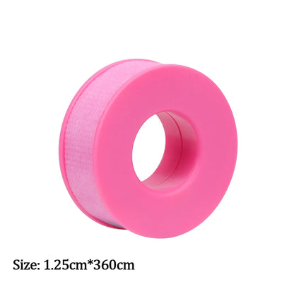 Non-woven Silicone Gel Eyelash Tape Breathable Sensitive Resistant Microporous Eyelash Extension Color Tape Sticker Makeup Tools