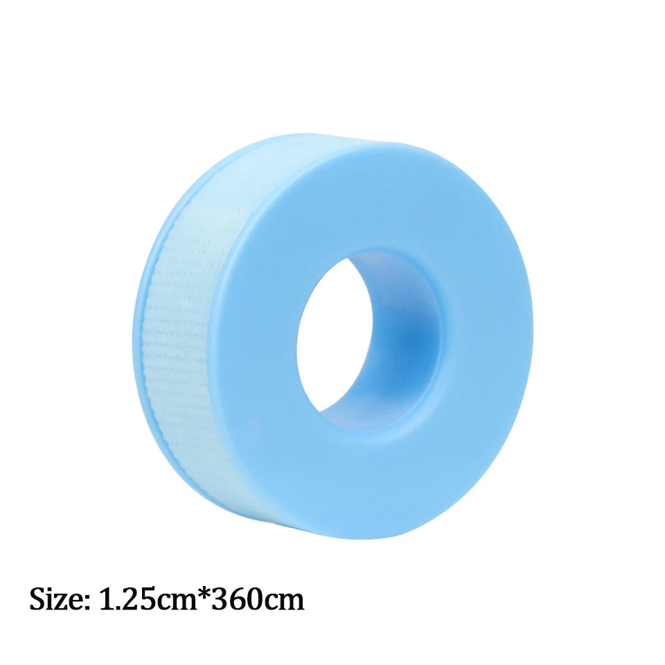 Non-woven Silicone Gel Eyelash Tape Breathable Sensitive Resistant Microporous Eyelash Extension Color Tape Sticker Makeup Tools